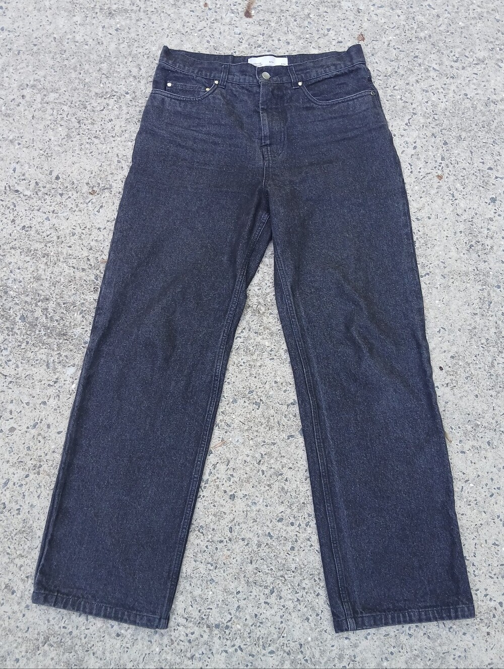 California Arts Men's Dark Wash Straight-Leg Jeans - Black 30